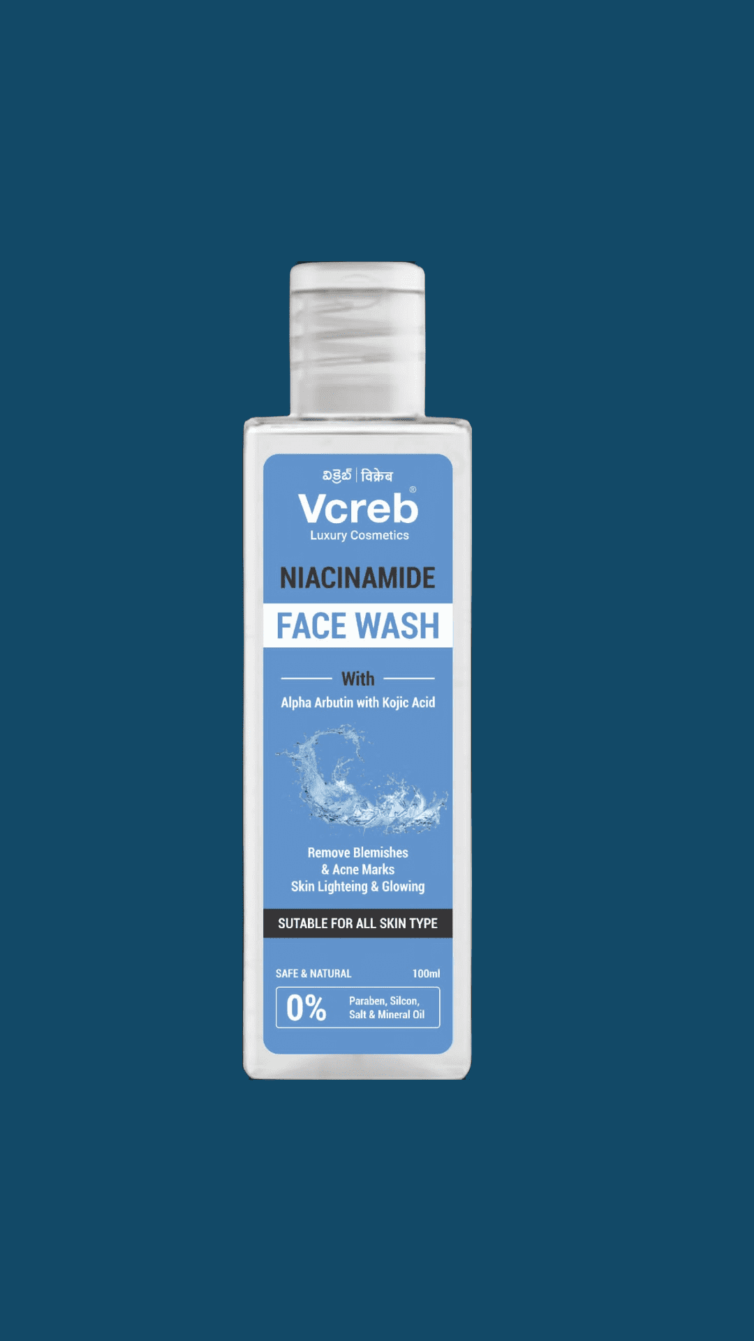 Vcreb Niacinamide face wash[100 gm]